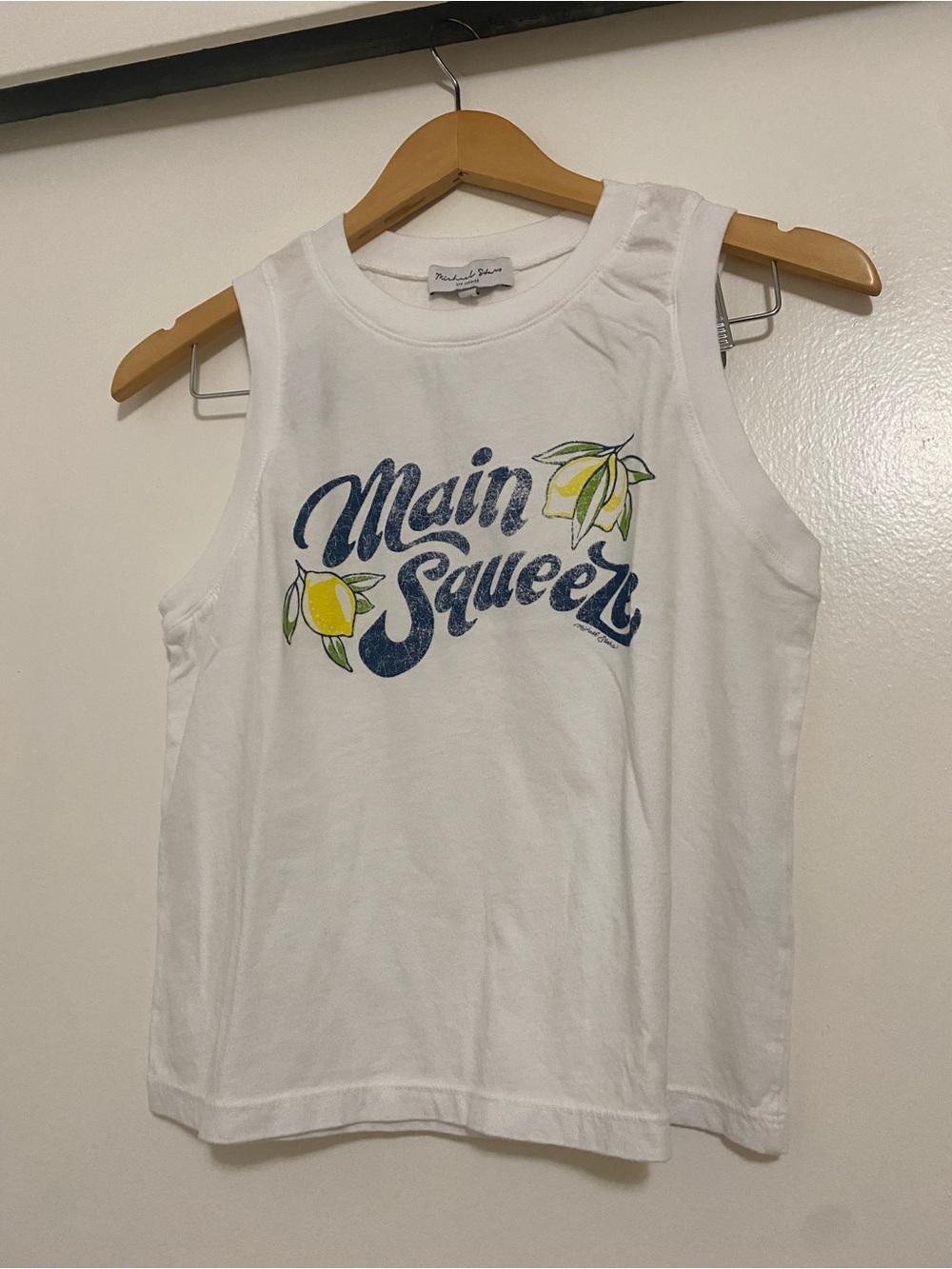 Michael Stars Main Squeeze Tee In White